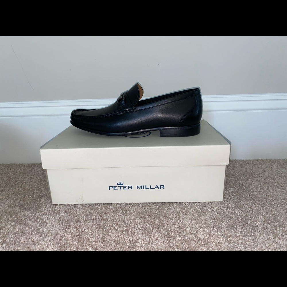 Black Peter Millar 9.5 Mens loafer